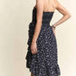 Adora - Strapless Floral Wrap Dress