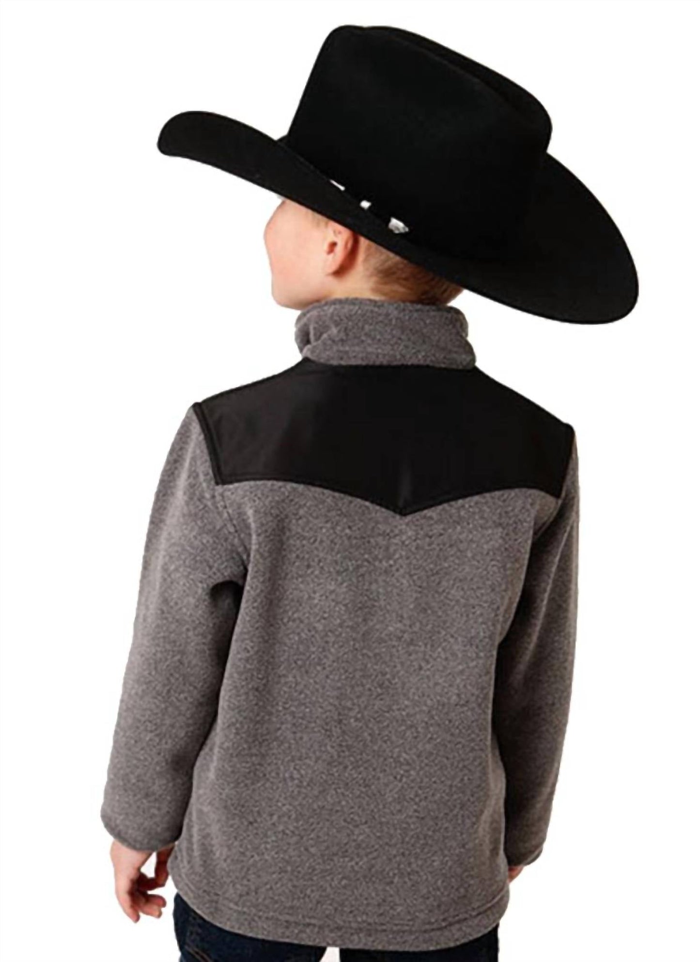 Roper - Boy's Micro Fleece 1/4-zip Pullover