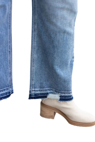 Risen - High Rise Crop Straight Jeans Plus Size