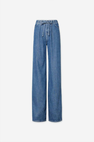 Frame - Drawstring Wide Leg Jean