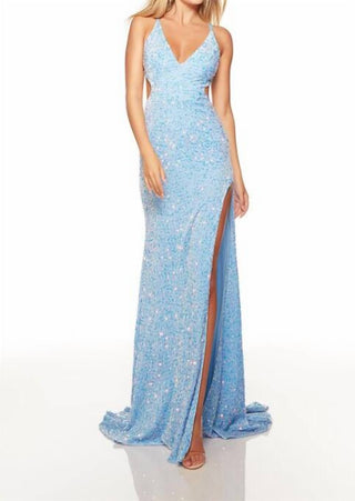 Alyce Paris - Strappy Back Sequin Dress