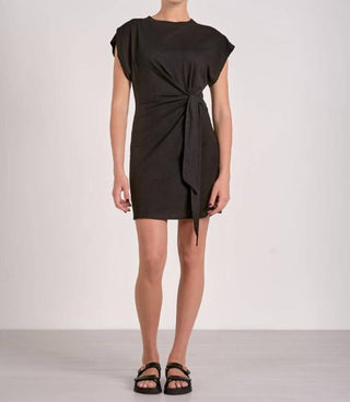 Elan - Short Sleeve Side Tie Dress