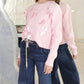 Storia - Bow Cable Knit Sweater