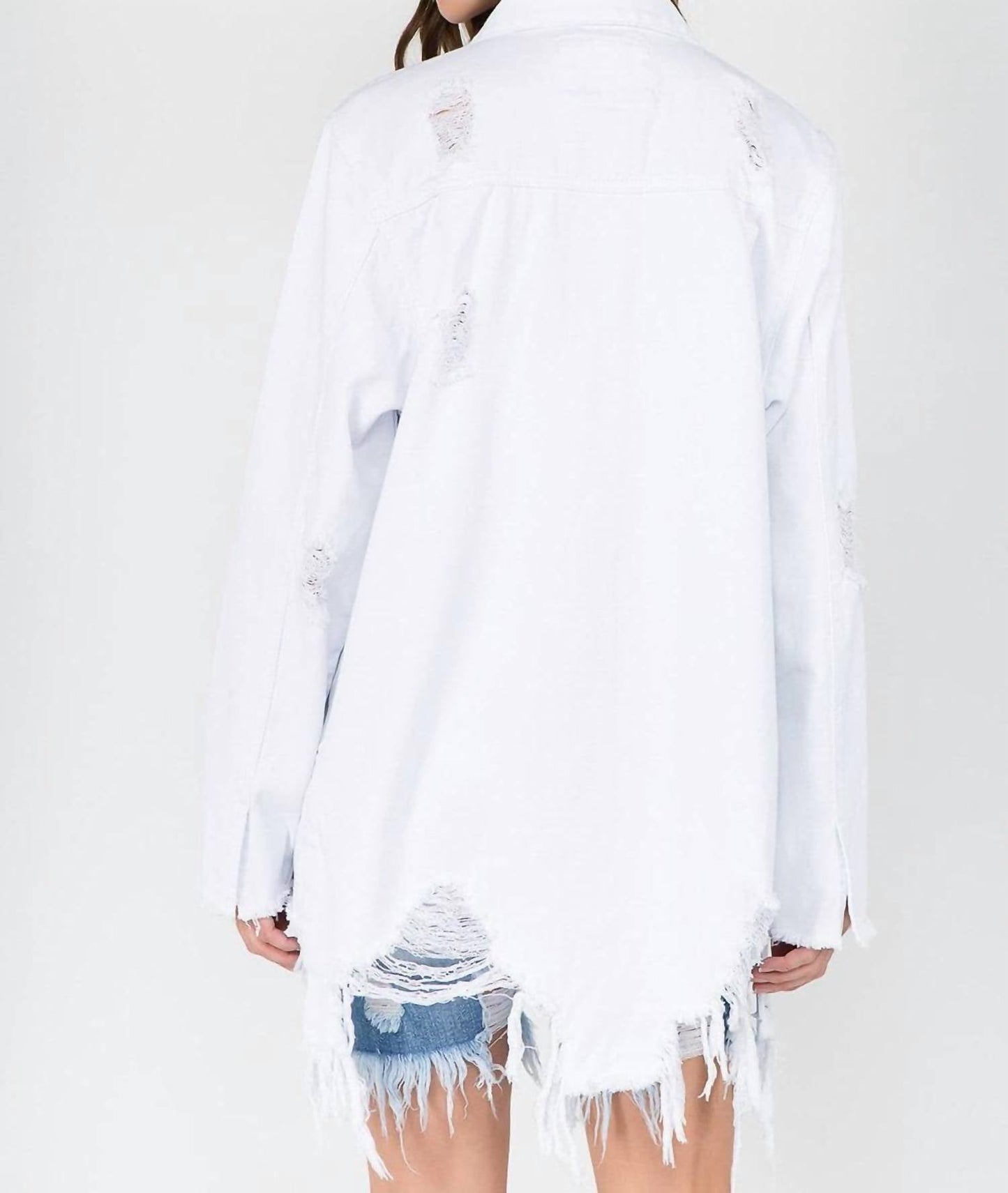 American Bazi - Chic Distressed Denim Jacket
