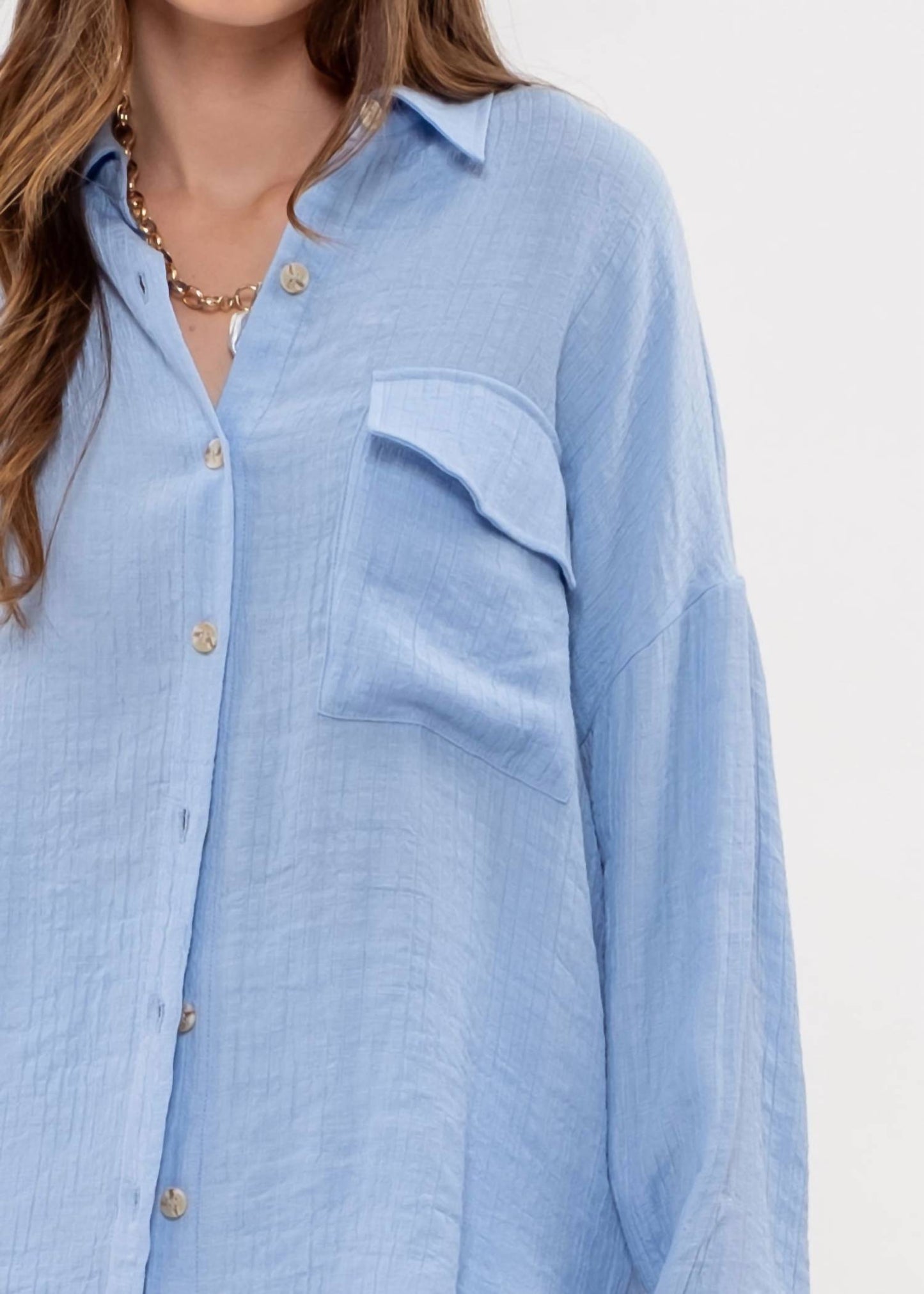 Blu Pepper - Bluebell Long Sleeve Button Down Shirt
