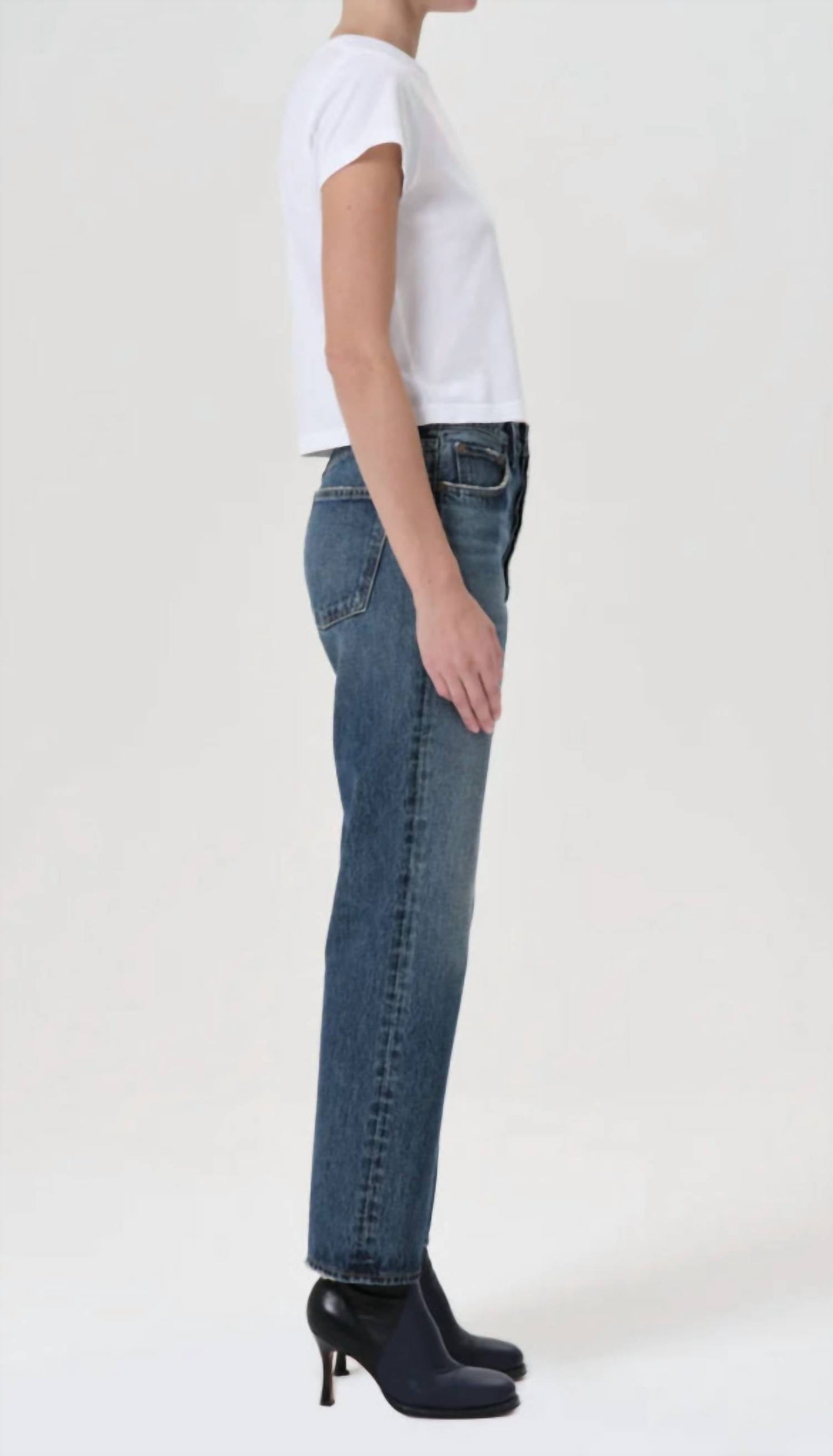 Agolde - 90's Mid Rise Loose Fit Straight Leg Jeans