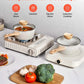 1.5 Qt Nonstick Saucepan with Detachable Handle White