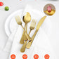 100-piece Gold Stainless Steel Silverware Set for 20