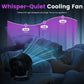 100 Speed Rechargeable Desk Fan with 120 Tilt 4000mah
