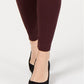 Alfani Women's Petite Comfort-Waist Leggings Wine Size Large