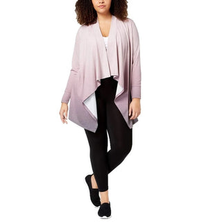 Ideology Women's Dip-Dyed Wrap Antique Rose Size Small