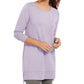 Ideology Women's Long Sleeve Tunic Lilac Size 2 Extra Large