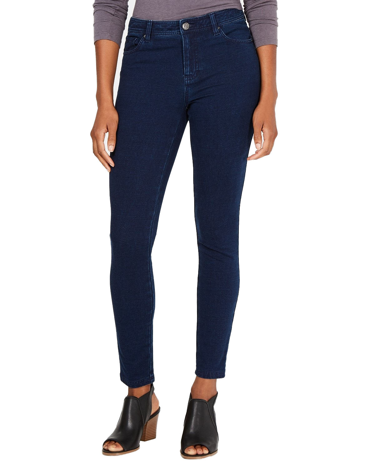 Style & Co Women's Ultra-Skinny Ponte Pants Galaxy Wash Size 10