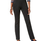 Charter Club Women's Petite Pull-On Ponté-Knit Pants Heather Onyx Size 4