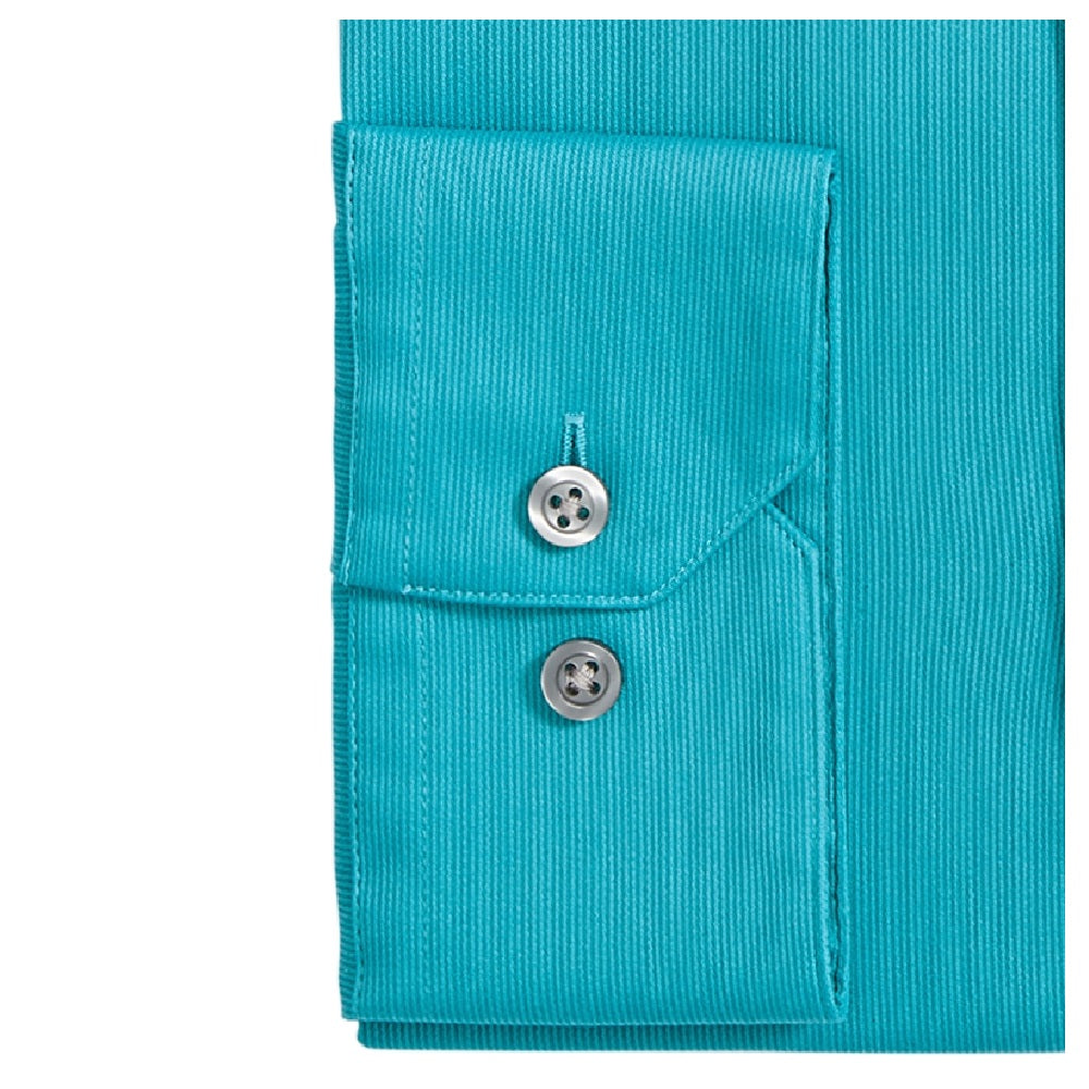 AlfaTech by Alfani Men's Bedford Cord Regular Fit Dress Shirt Size 18x34-35