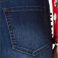 Charter Club Women's Faux-Pearl Trim Jeans Willow Wash Size 16"
