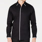 INC International Concepts Men's Victor Shirt Black Size 2 Extra Large