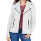 Style & Co Women's French Terry Moto Jacket Grey Size Small