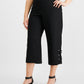 JM Collection Women's Plus Tummy-Control Pants Black Size 3 Extra Large