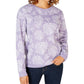 Karen Scott Women's Floral-Print Sweatshirt Lilac Size Medium