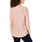 INC International Concepts Women's Petite Shine Metallic Sweater Size XL