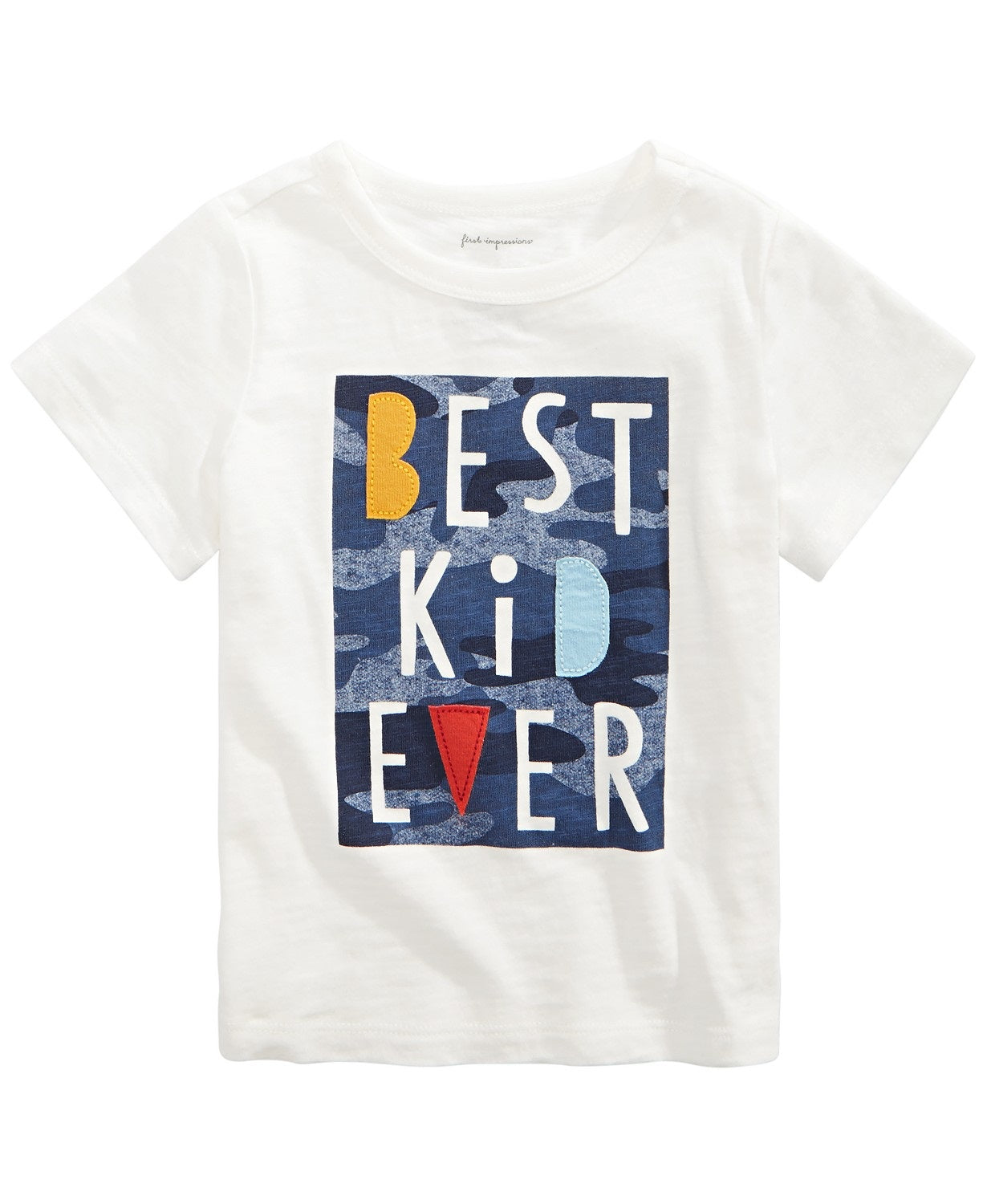 First Impressions Baby Boys Cotton T-Shirt White Size 18 Months