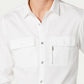 INC International Concepts Men's Regular-Fit Pocket Shirt White Size X-Small