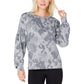 Ideology Women's Floral-Print Sweatshirt Grey Size Small