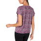Ideology Women's Space-Dyed T-Shirt Fuchsia Crystal Size Extra Small