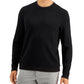 Tasso Elba Men's Crossover Textured Sweater Black Size 2 Extra Large