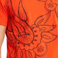 INC International Concepts Men's Finalized Paisley T-Shirt Orange Size Small