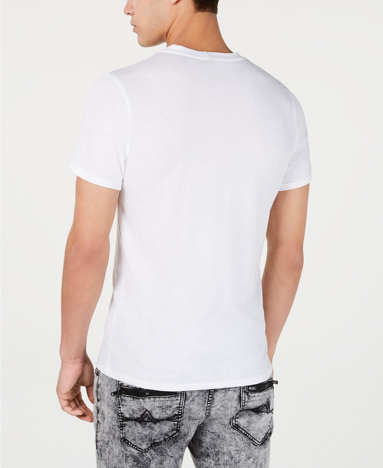 INC International Concepts Men's Rainbow Pride Graphic T-Shirt White Size Large