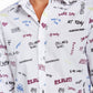 INC International Concepts Men's Expressions Print Shirt White Size Large