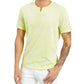 INC International Concepts Men's Row Tie-Dye T-Shirt Yellow Size Large