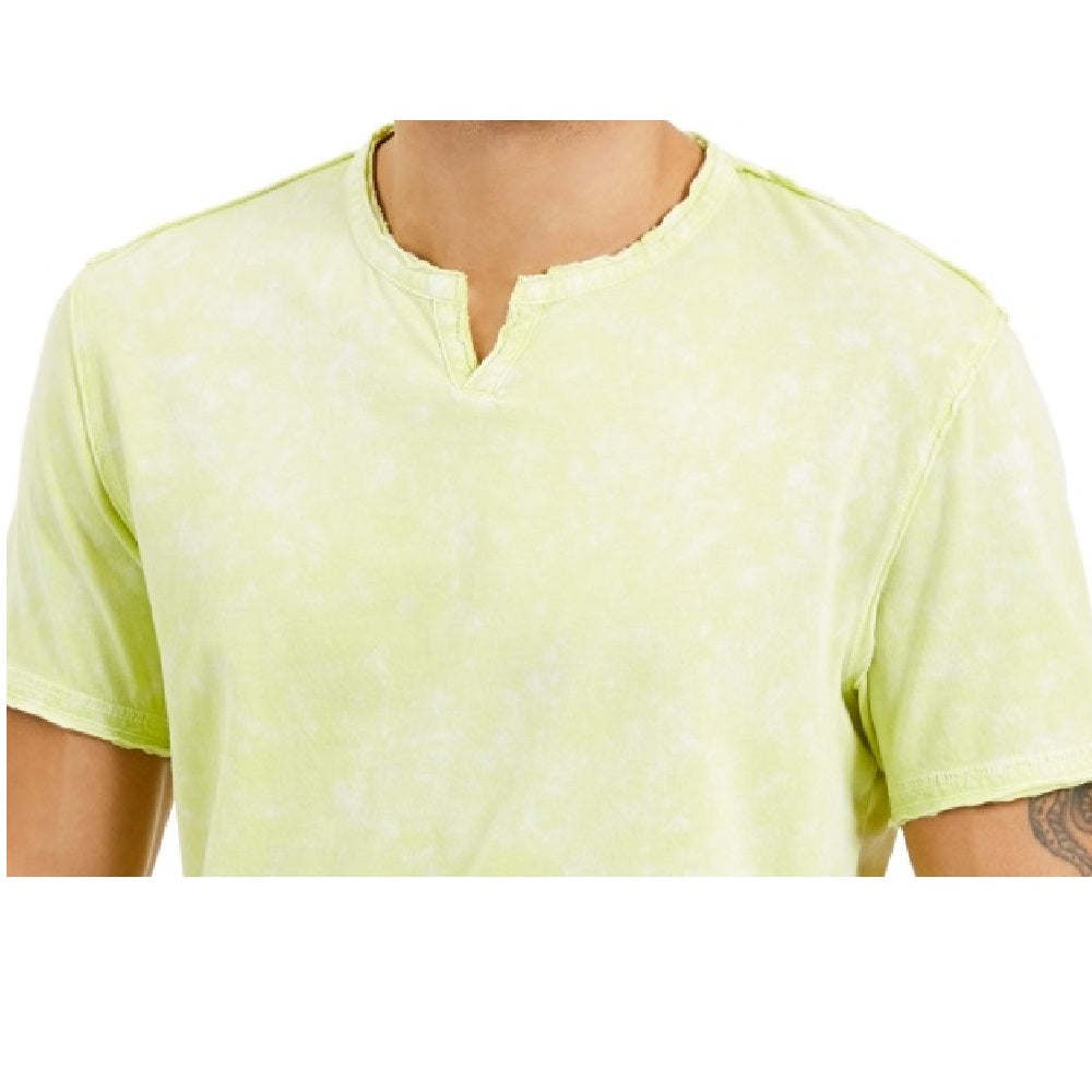 INC International Concepts Men's Row Tie-Dye T-Shirt Yellow Size Large