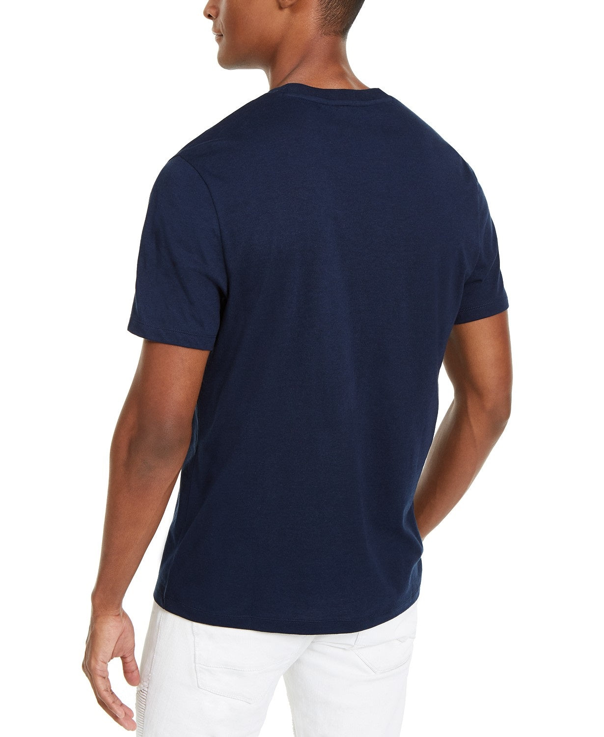 INC International Concepts Men's Scrolls Graphic T-Shirt Navy Size X-Large