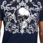INC International Concepts Men's Scrolls Graphic T-Shirt Navy Size X-Large
