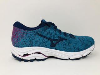 Mizuno Women's Wave Inspire 16 Knit Running Shoe Enamel/Medieval
