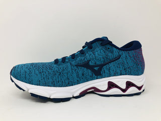 Mizuno Women's Wave Inspire 16 Knit Running Shoe Enamel/Medieval