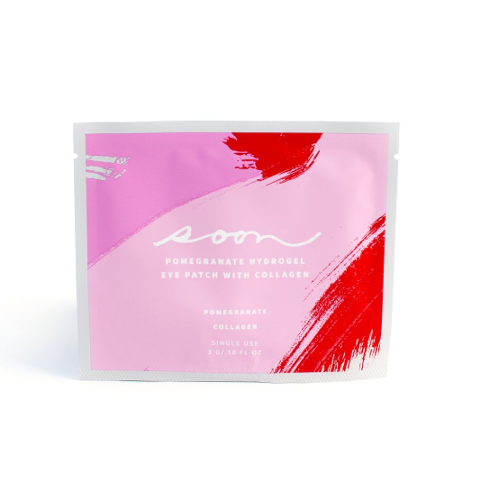 Soon Skincare Unisex Pomegranate Hydrogel Eye Patch With Collagen