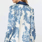 Current Air - Long Sleeve Baroque Swirl Top