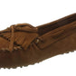 Minnetonka Women's Kilty Driving Moccasin Brown Size 5.5 B Medium US