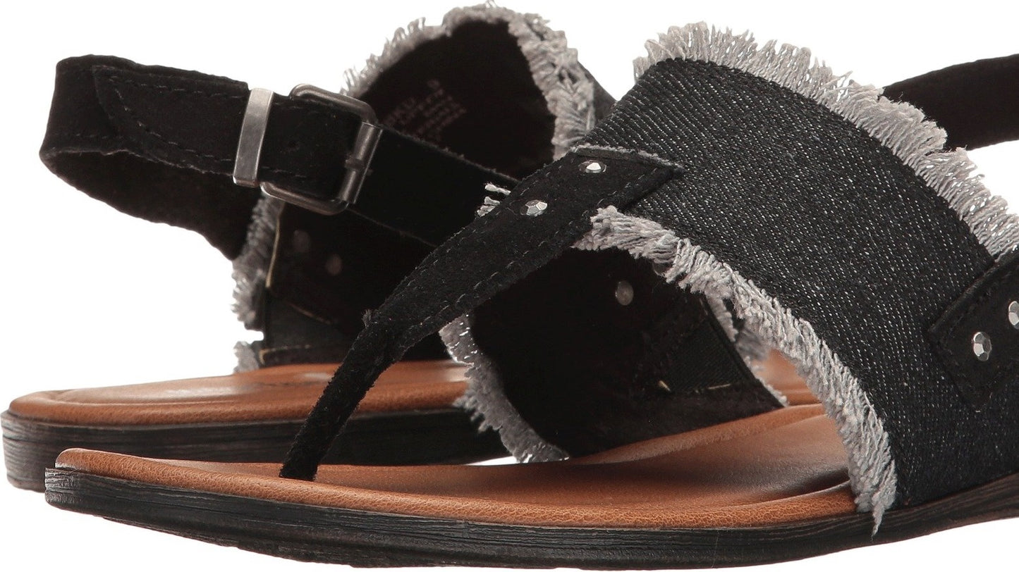 Minnetonka Women's New Panama Shoes Black Size 7 B Medium US