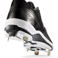 Under Armour Men's Ignite Low ST CC Metal Cleats Black/Gray Size 13.5 D Medium US