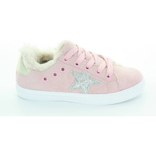 Hoo - Girl's Ava's Fur Star Lace Sneaker