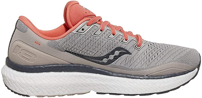 Saucony Women's Triumph 18 Running Shoes Moonrock/Coral