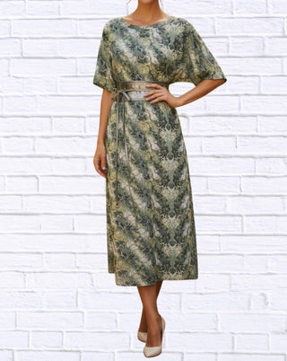 Calypso - Jenneke Palm Leaf Shift Dress