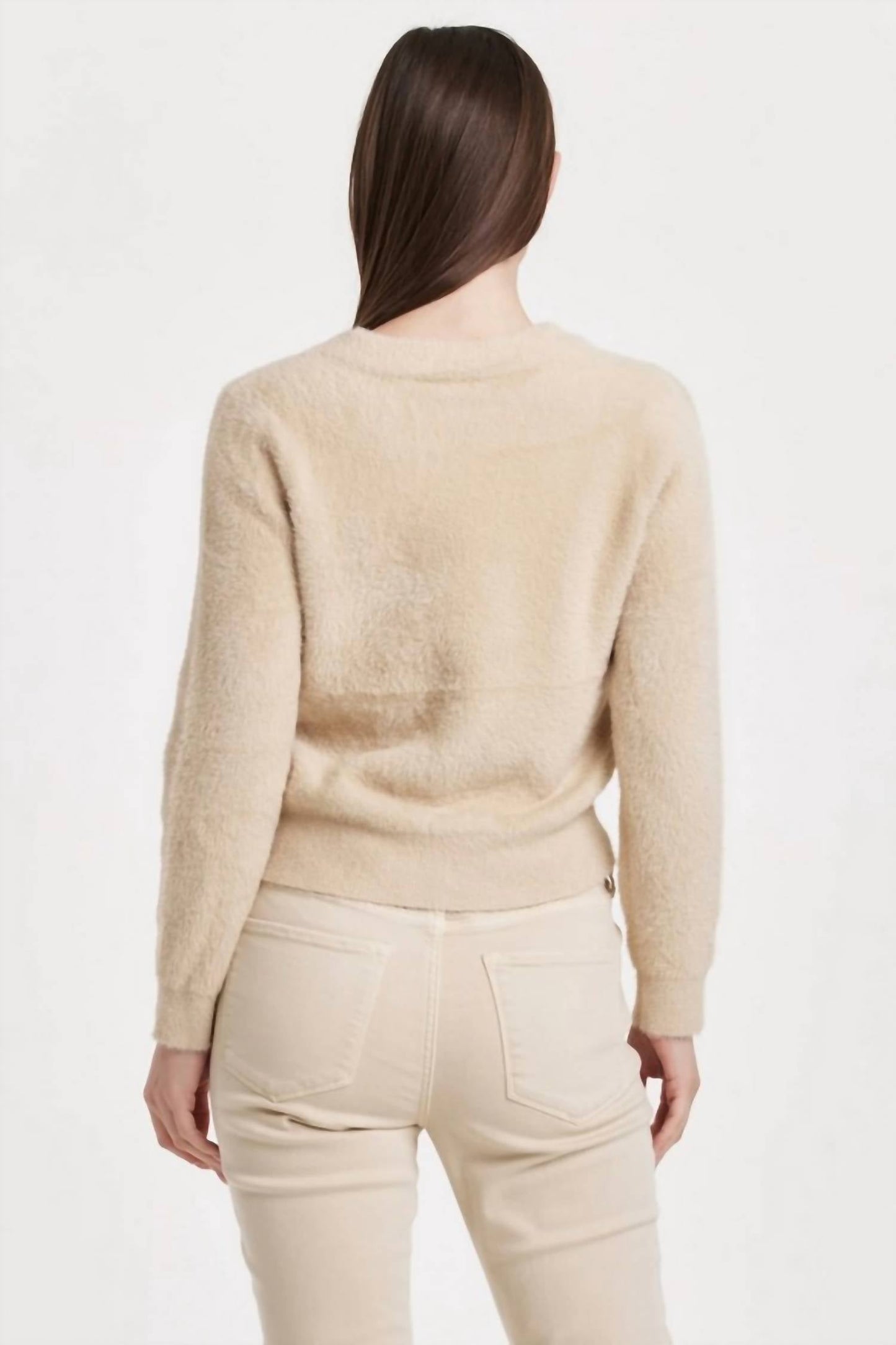 Another Love - Effy Crew Neck Fuzzy Sweater