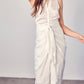 Do+Be - Sleeveless Collared Front Tie Dress