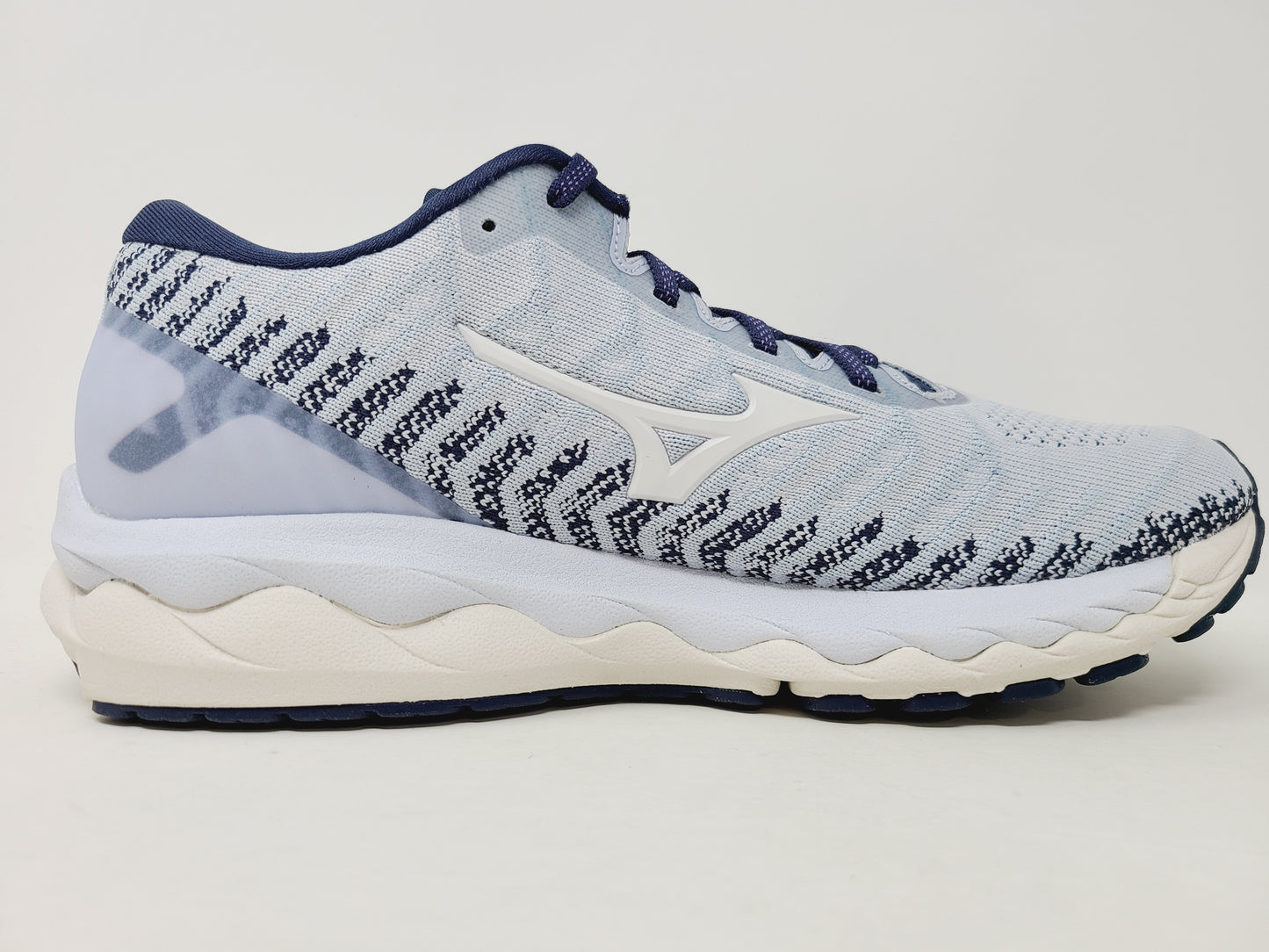 Mizuno Women's Wave Sky 4 Waveknit Running Shoe Arctic Ice
